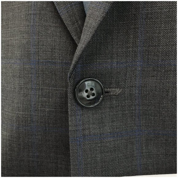 Calvin Klein Mens Blazer Sport Coat‎ Two Button Casual Jacket Size 44L Wool Suit - Picture 5 of 13